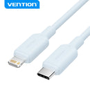 CABLE USB 2.0 TIPO-C LIGHTNING VENTION LAKSF USB TIPO-C MACHO - L