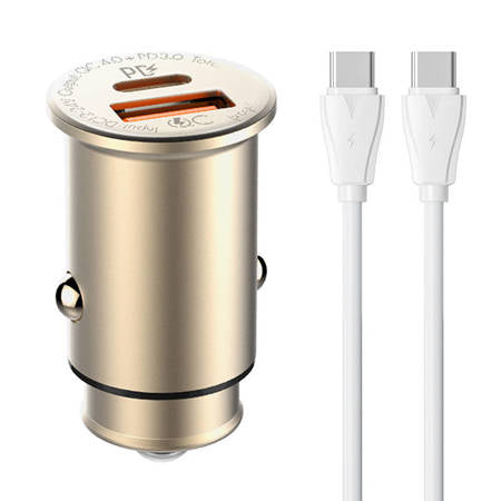 CARREGADOR DE CARRO LDNIO C506Q + CABO USB-C