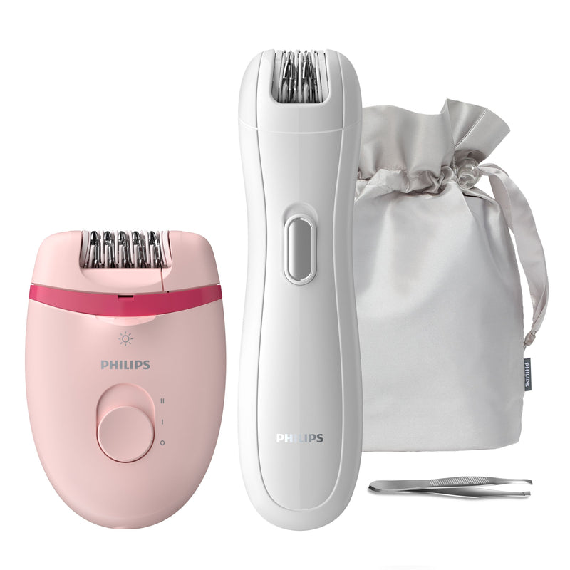 Philips Satinelle Essential Depiladora compacta com cabo e acessó