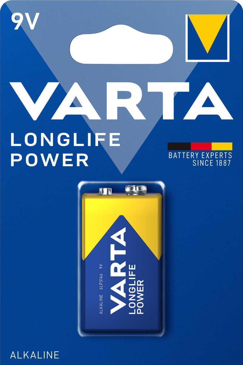 Varta High Energy 9V Bateria descartável Alcalino