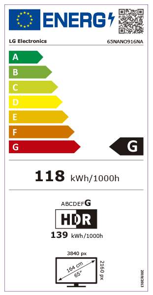 LG - NANOCELL SMART TV 4K 65NANO916PA.AEU