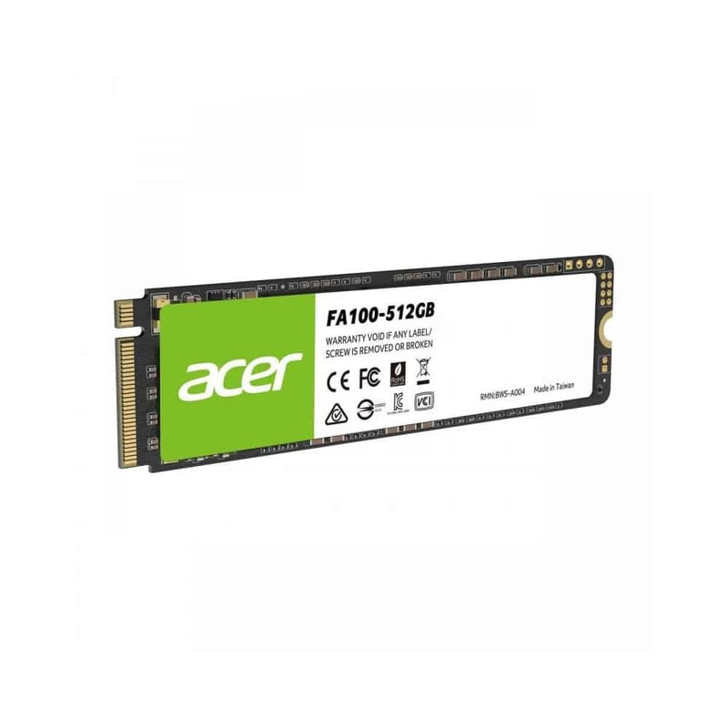 Acer BL.9BWWA.119 disco SSD M.2 512 GB PCI Express 3.0 3D TLC NVM