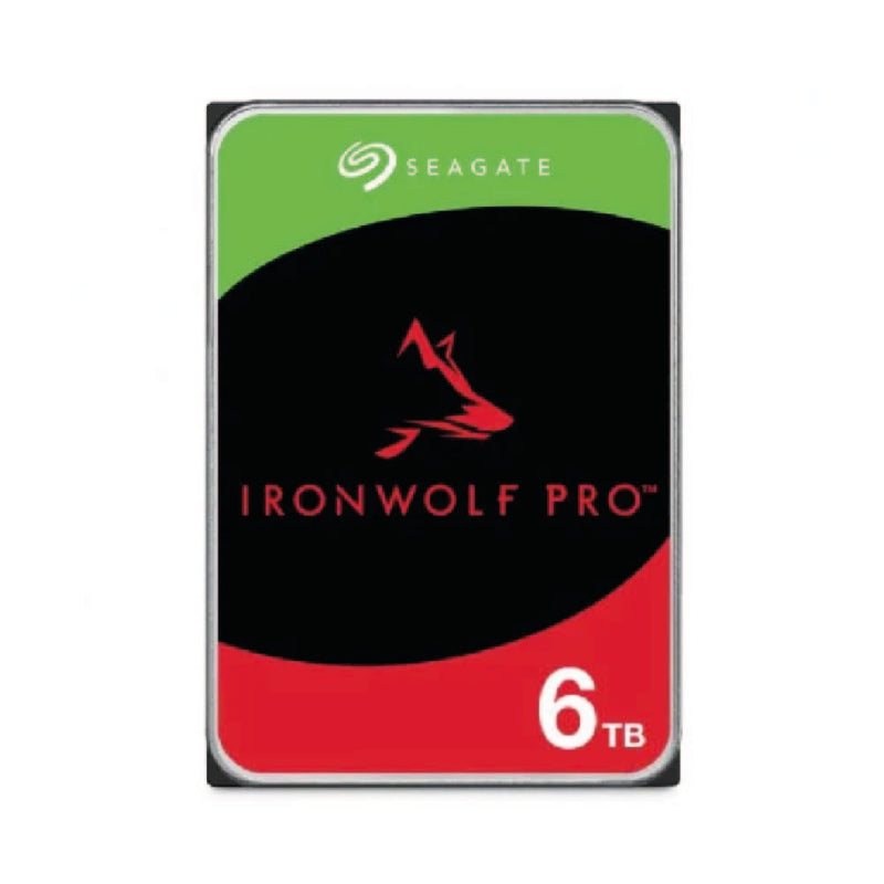 DISCO RIGIDO 3.5 6TB SEAGATE IRONWOLF PRO 256MB SATA 6GBS 72RP