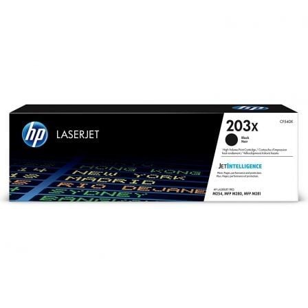 HP Toner LaserJet Original 203X Preto de elevado rendimento