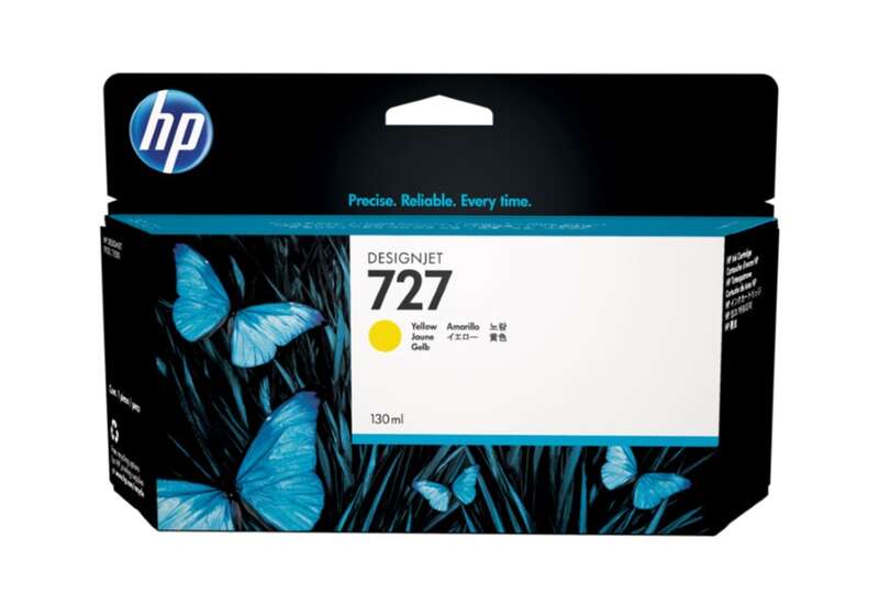 HP Tinteiro DesignJet 727 Amarelo de 130 ml