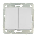 INTERRUPTOR/COMUTADOR DUPLO 10AX 250V SÉRIE EUROPA SOLERA ERP12QC
