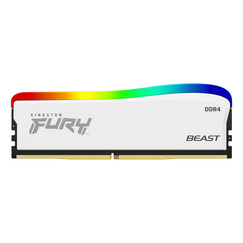 16GB 3600MTS DDR4 CL18 DIMM FURY BEAST WHITE RGB SE  -  PREÇO VÁL