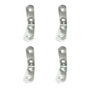ÂNGULO DE REFORÇO AN24, AÇO INOX, 50 X 50 X 16 MM. 4 UNIDADES