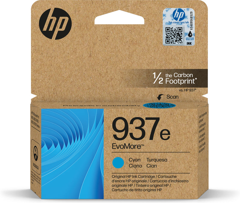 HP Tinteiro EvoMore 937e Original Ciano