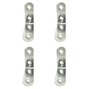 ÂNGULO DE REFORÇO AN24, AÇO INOXIDÁVEL, 40 X 40 X 16 MM. 4 UNIDAD