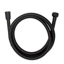 MANGUEIRA DE DUCHE DE AÇO INOXIDÁVEL 150 CM PRETA