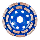 REBOLO DIAMANTADO, FILA DUPLA DENTES SEGMENTADOS, Ø115 X 22,2 MM