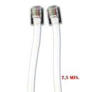 PROLONGADOR DE TELEFONE 7,5M 4 VIAS MACHO-MACHO EDM
