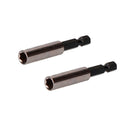 JOGO DE 2 PORTA-BITS MAGNÉTICOS, 60 MM