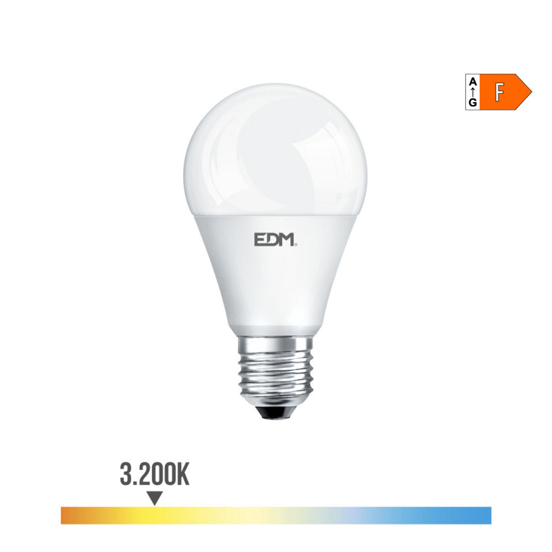 LÂMPADA STANDARD LED E27 20W 2050LM 3000K LUZ QUENTE Ø6,5X12,4CM