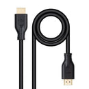Nanocable 10.15.3901 cabo HDMI 1 m HDMI Type A (Standard) Preto