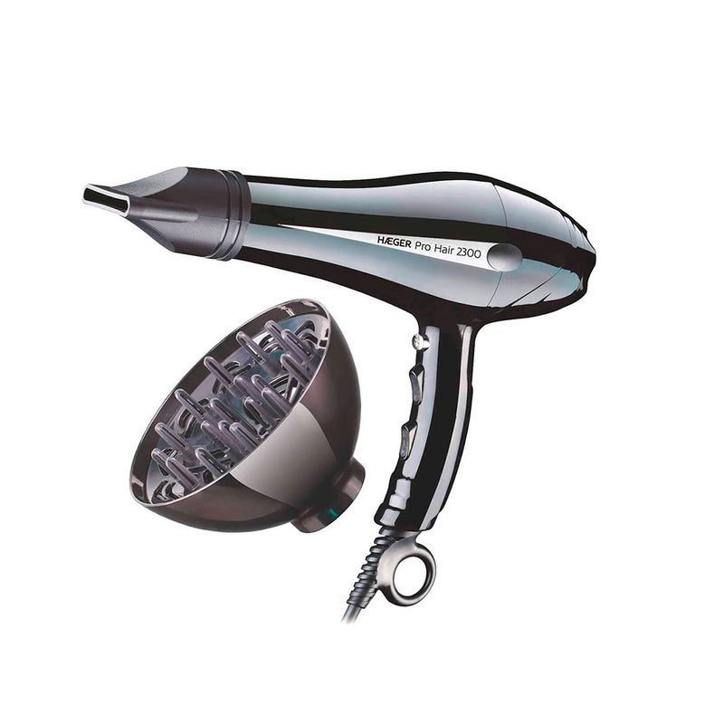 SECADOR DE CABELO HAEGER PROHAIR( 2300 W - 2  - 3 T )