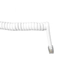 PROLONGADOR DE TELEFONE ESPIRAL 2,5M A 4M 4 VIAS BRANCA MACHO-MAC