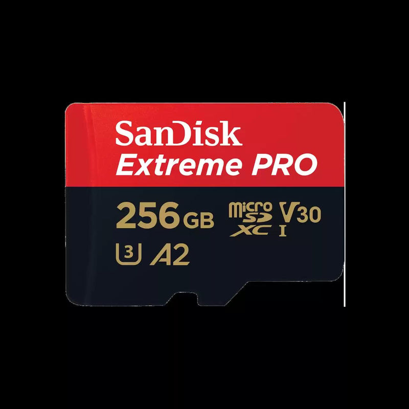 CARTÃO DE MEMORIA SANDISK EXTREME PRO 256GB UHS-I A2 V30  UHS-I U