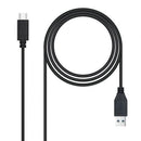 Nanocable 10.01.4002 cabo USB 2 m USB 3.2 Gen 2 (3.1 Gen 2) USB C