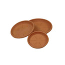 PRATO DE INJEÇÃO COR TERRACOTA Ø34CM (PARA VASO REF: 74863)