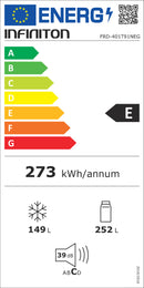 FRIGORÍFICO COMBINADO INFINITON FRD-401T91NEG( NO FROST  - VIDRO