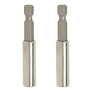 JOGO DE 2 PORTA-BITS MAGNÉTICOS 60MM E 150 MM