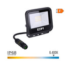 PROJETOR LED 20W 1520LM 6400K LUZ FRIA BLACK SERIES 12,4X2,8X10,6