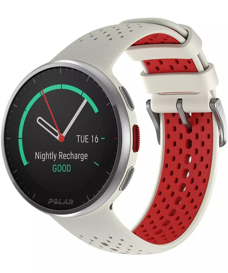 SMARTWATCH POLAR PACER PRO WHI/RED S-L