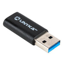 UNYKAch Adapter USB-C to USB-A USB 3.0 A Preto