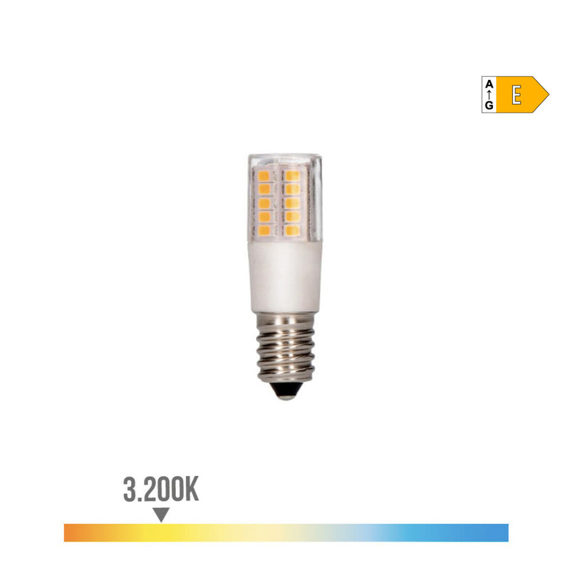 LÂMPADA TUBULAR LED E14 5.5W 650LM 3000K LUZ QUENTE Ø1.8X5.7CM ED