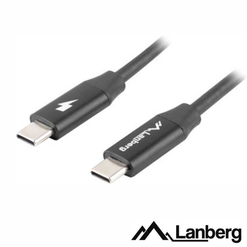 CABO USB-C 2.0 MACHO  USB-C 2.0 MACHO 1.8M LANBERG