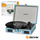 GIRA-DISCOS 334578RPM VINTAGE 2X1W AZUL