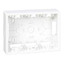 CAIXA BASE SUPERFÍCIE PAREDE PARA 3 ELEMENTOS DUPLOS, BRANCO, SIM