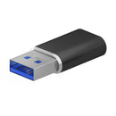 AISENS A108-0678 adaptador para cabos USB Type-C USB Type-A Preto