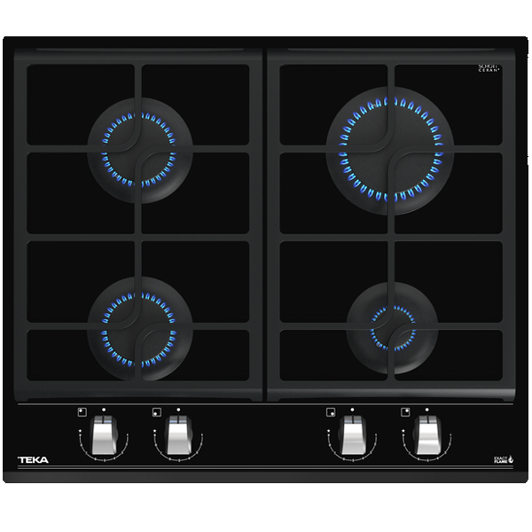 Teka GZC 64300 XB Preto Embutido 60 cm Gás 4 zona(s)