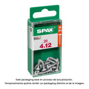 CAIXA 20 UNID. PARAFUSO MADEIRA SPAX CAB. REDONDA WIROX 4,0X12MM