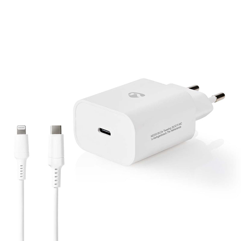 NEDIS CARREGADOR DE PAREDE RAPIDO 20W P/ IPHONE CERTIF.APPLE