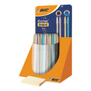 CANETA CRISTAL GLACÉ, TINTA AZUL/PRETA, 40 UN., CAIXA EXPOSITORA