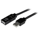 StarTech.com USB2AAEXT15M cabo USB 15 m USB 2.0 USB A Preto