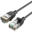 CABO DE REDE RJ45 UTP VENTION IBIBF CAT.6A 1M PRETO