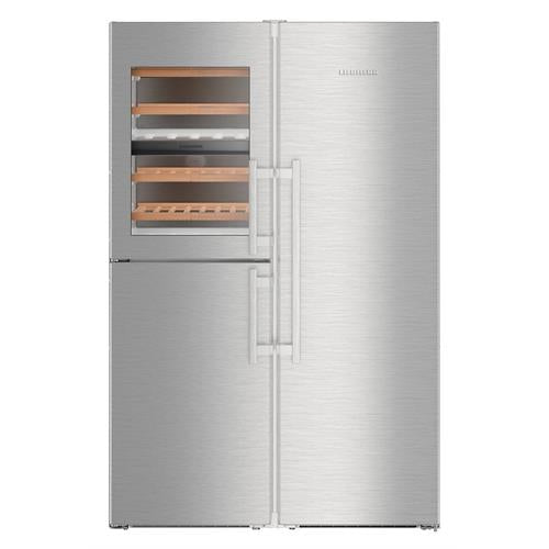 FRIGORÍFICO AMERICANO LIEBHERR CBNES6256( NO FROST  INOX  585 LIT