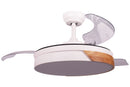 VENTILADOR TECHO FM VR1000 107CM RETRAC BLANCO