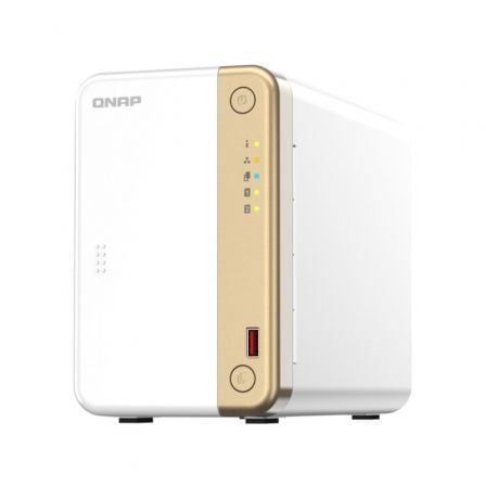 QNAP TS-262 NAS Tower Ethernet LAN Dourado, Branco N4505