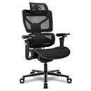ALPHA GAMER - CADEIRA EM MALHA MIST BLACK AGMISTBK