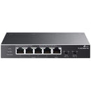 5-PORT GIGABIT DESKTOP POE+ SWITCH WITH 1-PORT POE++ IN AND 4-POR