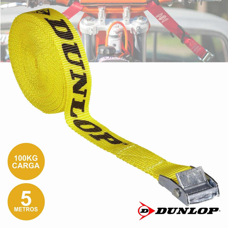 CINTA DE AMARRAÇÃO DE CARGA C FIVELA 5M 100KG DUNLOP