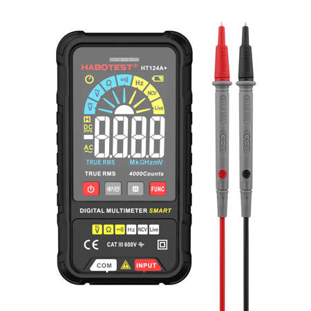 MULTÍMETRO DIGITAL UNIVERSAL HABOTEST HT124A+