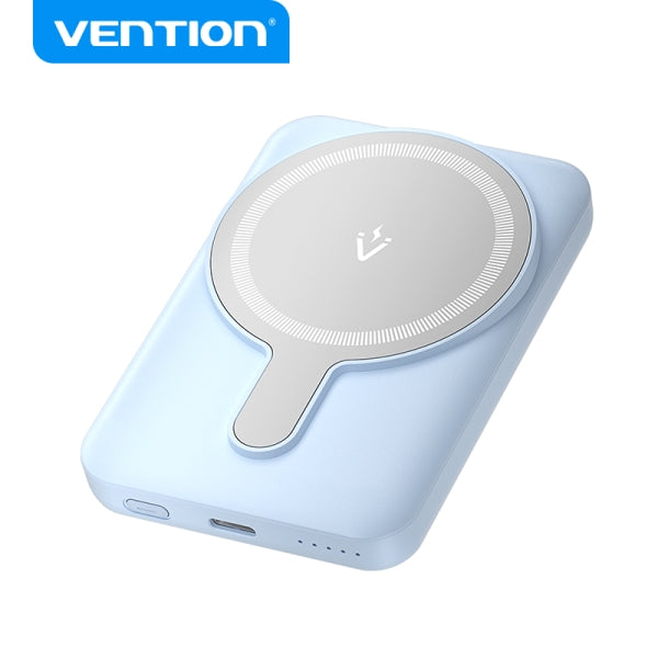 POWERBANK 5000MAH VENTION FHSL0 20W WIRELESS AZUL