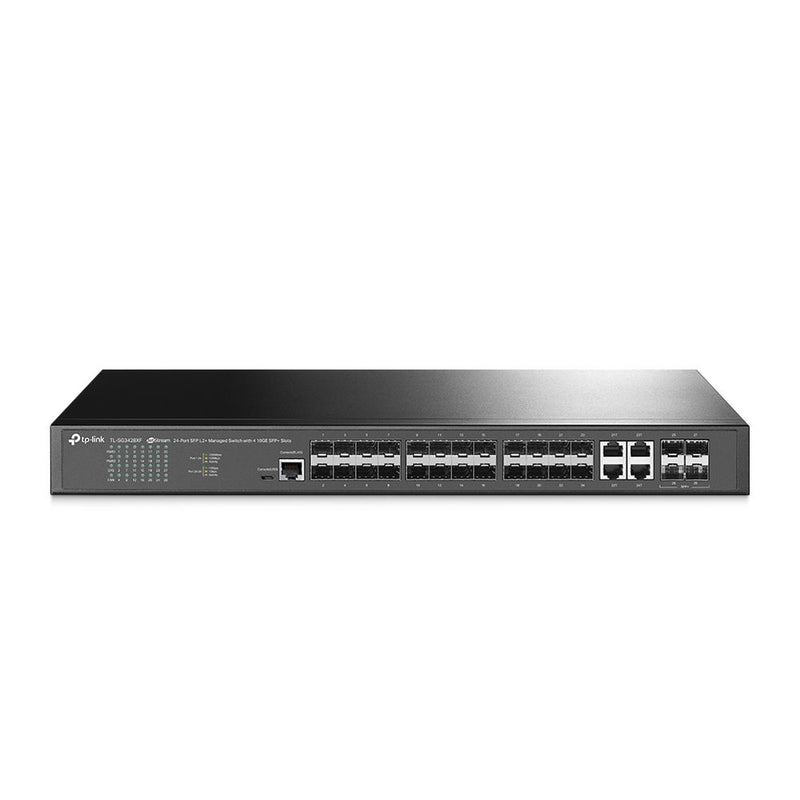 TP-Link TL-SG3428XF switch de rede Gerido L2+ Nenhum 1U Preto